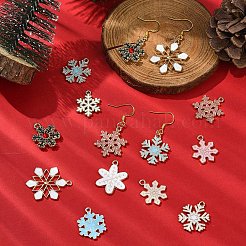 20Pcs 10 Colors Christmas Style Alloy Enamel Pendants&nbsp;ENAM-YW0004-39