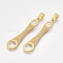 304 Stainless Steel Big Pendants&nbsp;X-STAS-T045-27G