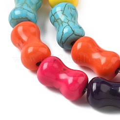 Dyed Synthetic Turquoise Beads Strands&nbsp;G-B147-A01