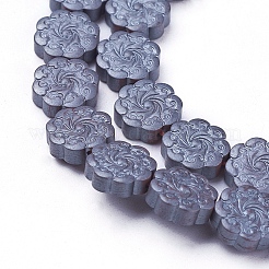 Non-magnetic Synthetic Hematite Beads Strands&nbsp;G-F613-16