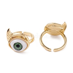 Brass Cuff Rings&nbsp;RJEW-M138-28G-E