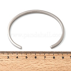 304 Stainless Steel Cuff Bangles&nbsp;BJEW-H644-08P