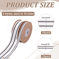 2 Rolls 2 Styles Cotton Ribbon&nbsp;OCOR-ME0001-99B