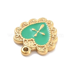 304 Stainless Steel Enamel Pendants&nbsp;STAS-M092-12G-04