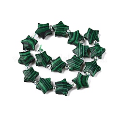Dyed Synthetic Malachite Beads Strands&nbsp;G-T138-191