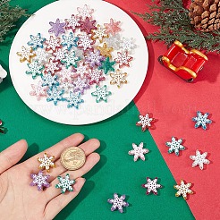 48Pcs 8 Colors Transparent Resin Cabochons&nbsp;FIND-SC0011-37