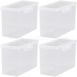 Plastic Card Storage Boxes with Hinged Lids&nbsp;LS-CON-WH20010-06A