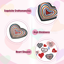 8Pcs 8 Styles Computerized Embroidery Cloth Patches&nbsp;PATC-TA0001-38B