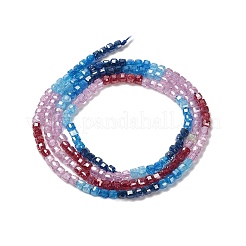 Gradient Color Cubic Zirconia Bead Strands&nbsp;ZIRC-F144-02B