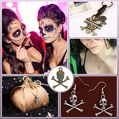 100pcs Tibetan Style Alloy Pendants&nbsp;FIND-PH0023-02ABG