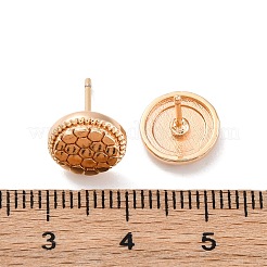 Brass Stud Earrings&nbsp;EJEW-D288-03G