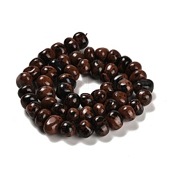 Natural Mahogany Obsidian Beads Strands&nbsp;G-G053-C03-01