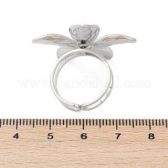 304 Stainless Steel Cuff Rings&nbsp;RJEW-D306-06P