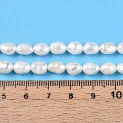 Natural Cultured Freshwater Pearl Beads Strands&nbsp;PEAR-N014-05F-01
