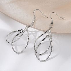 Tarnish Resistant 304 Stainless Steel Dangle Earrings&nbsp;EJEW-L215-47P