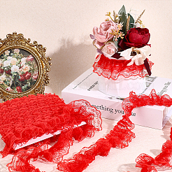 Polyester Lace Tirm&nbsp;OCOR-WH0111-123