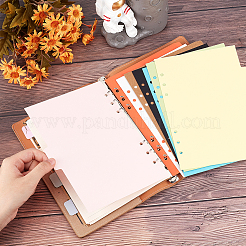 4 Bag 4 Style Paper Binder Dividers&nbsp;AJEW-CP0008-49B