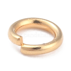 Rack Plating Brass Open Jump Rings&nbsp;KK-O139-18E-G