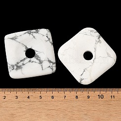 Frosted Natural Howlite Pendants&nbsp;G-C138-03B