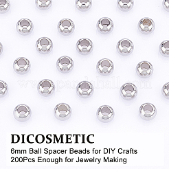 200Pcs 201 Stainless Steel Spacer Beads&nbsp;STAS-DC0015-02