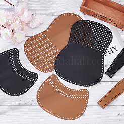 2 Sets 2 Colors PU Leather Basket Bottoms&nbsp;DIY-CA0001-72