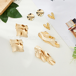 4 Pairs 4 Styles Alloy Stud Earrings&nbsp;EJEW-FI0001-61