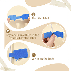 30Pcs Nylon Hook and Loop Cable Labels&nbsp;FIND-SP0004-89A