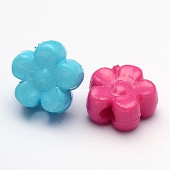 Solid Color Acrylic Beads&nbsp;SACR-R807-M
