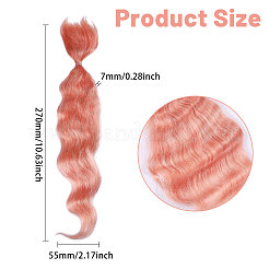 Artificial Wool Doll Wig Hair&nbsp;AJEW-WH0609-186H