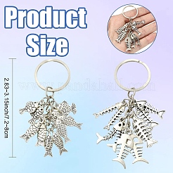 2Pcs Alloy Keychains&nbsp;KEYC-YW00235