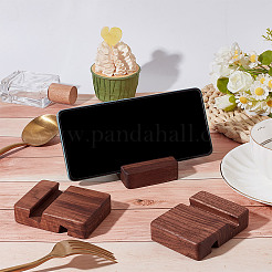 6Pcs Walnut Wood Mobile Phone Holders&nbsp;AJEW-NB0006-96