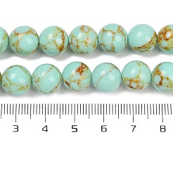 Synthetic Turquoise Beads Strands&nbsp;TURQ-H038-10mm-XXS23