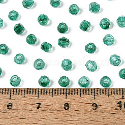 Transparent Inside Colours Glass Seed Beads&nbsp;SEED-T007-20A-04