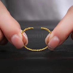 Brass Round Bead Cuff Rings&nbsp;FS-WG35008-01