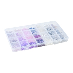 DIY Glass & CCB & ABS Plastic Imitation Pearl Beads Bracelets Mkaing Kits&nbsp;DIY-FS0007-17
