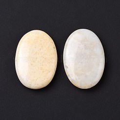 Mixed White Jade & Topaz Jade Massage Stone&nbsp;G-G864-05B