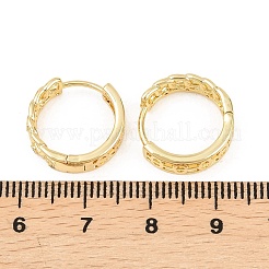 Brass Hoop Earrings&nbsp;EJEW-D348-23G