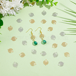80Pcs 2 Colors Long-Lasting Plated Brass Links Connector Charms&nbsp;KK-UN0003-18