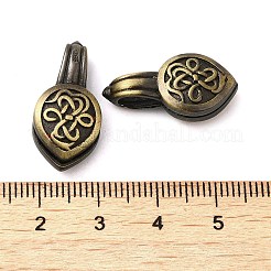 Flower Shape Tibetan Style Rack Plating Brass Buddhist Pendants&nbsp;KK-Q805-07AB