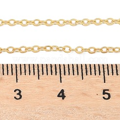 Brass Cable Chain Necklaces&nbsp;X-NJEW-K123-05G
