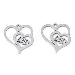 Non-Tarnish 201 Stainless Steel Pendants&nbsp;STAS-T044-280P