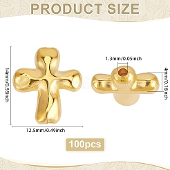 100Pcs Alloy Beads&nbsp;FIND-ME0002-06G