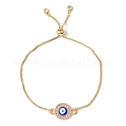 4Pcs 4 Colors Brass Box Chain Bracelet Making&nbsp;KK-YW0001-45