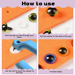 Plastic Safety Eye Tool for Crocheting&nbsp;TOOL-WH0001-77A