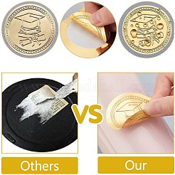 Plastic Self Adhesive Gold Foil Embossed Stickers&nbsp;DIY-WH0575-053