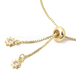 1MM Brass Box Chain Slider Bracelet Making&nbsp;MAK-K024-08G