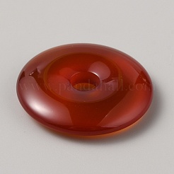 Natural Carnelian China Safety Buckle Pendants&nbsp;G-WH0030-21A-07