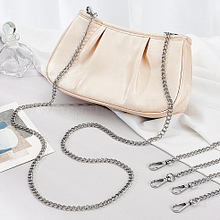 10Pcs Zinc Alloy Curb Chain Purse Chains&nbsp;FIND-PH0028-25P
