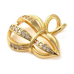 Brass Micro Pave Cubic Pendants&nbsp;KK-M099-05G