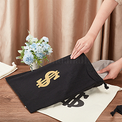4Pcs 2 Colors Canvas Drawstring Bags&nbsp;ABAG-NB0001-69A